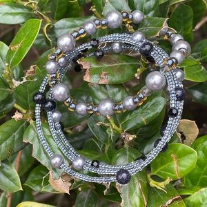 💎 Blue Galaxy Wrap Bracelet +1